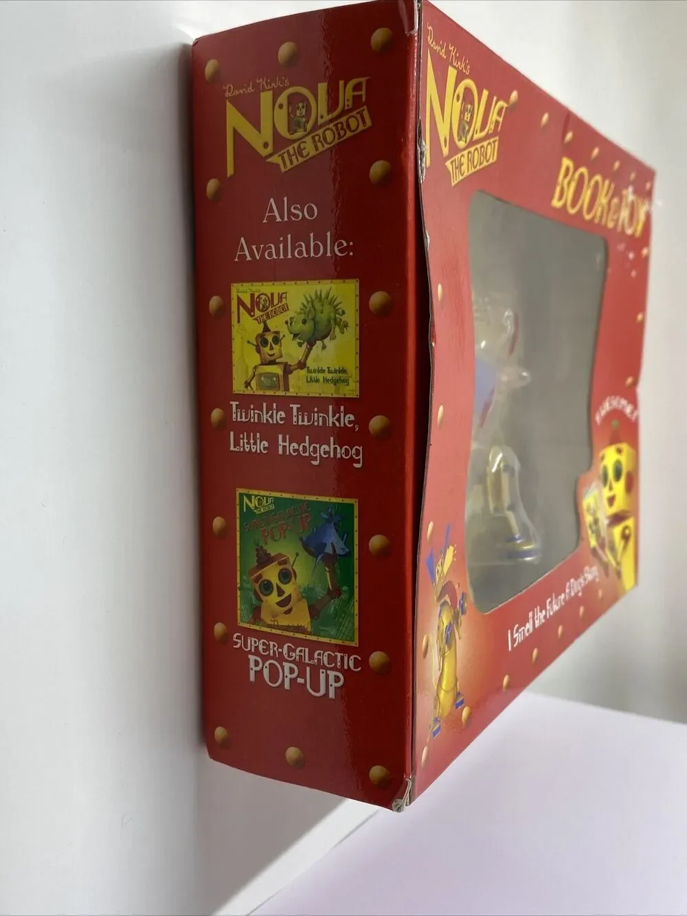 DAVID KIRK'S Nova The Robot Sparky Dog BOOK & TOY Set